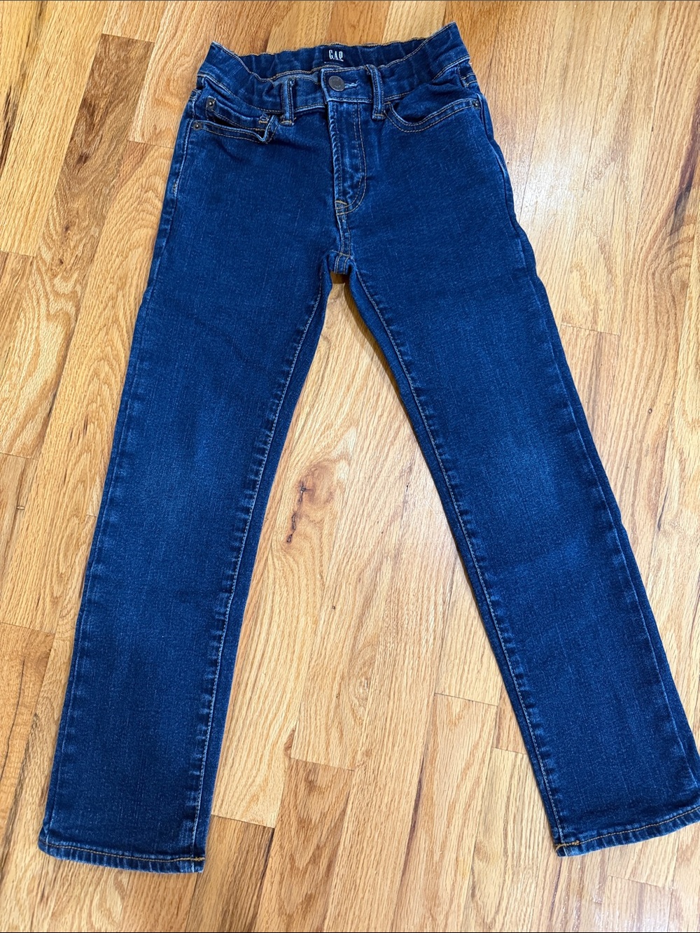 GAP Kids 8 Slim Dark Navy Straight Leg Jeans